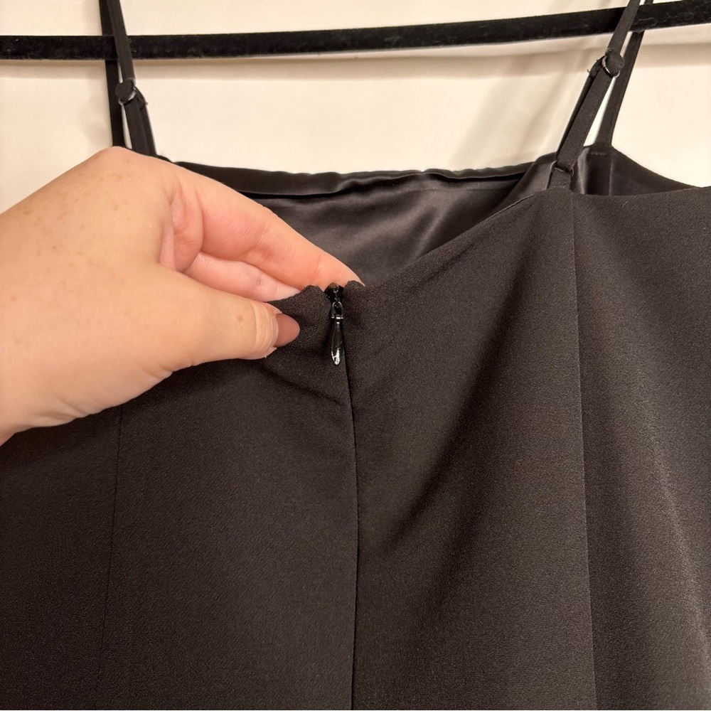 Bardot Carmelle Black Dress Ruffle size 4 - Picture 15 of 16